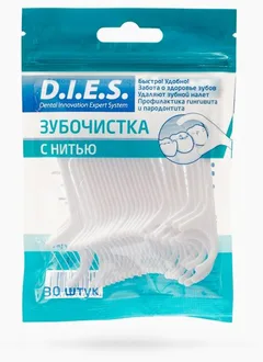 ЗУБОЧИСТКИ с нитью х10 цитрусовый бриз Стилкон ООО
